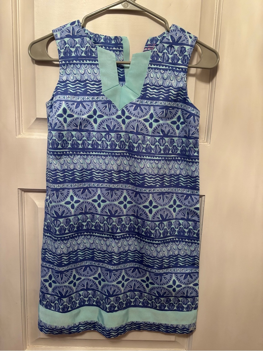 Vineyard Vines Sleeveless Shift Dress - Girls Size 10